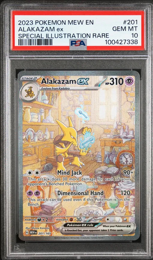 2023 Pokémon Alakazam ex Special Illustration Rare PSA10