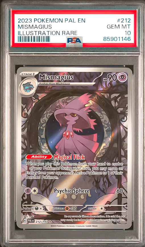 2023 Pokémon Mismagius Illustration Rare PSA10