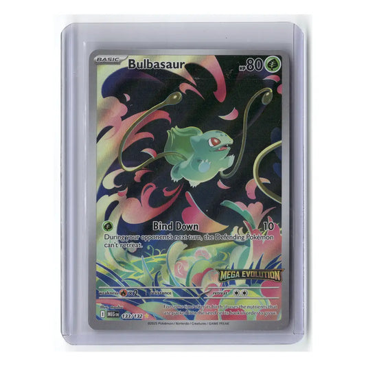 Bulbasaur - 133/132 (Mega Evolution Stamped)