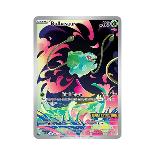 Bulbasaur - 133/132 (Mega Evolution Stamped)