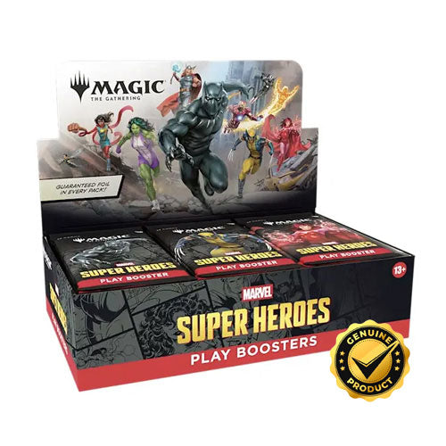 Magic: The Gathering - Marvel Super Heroes - Play Booster Display