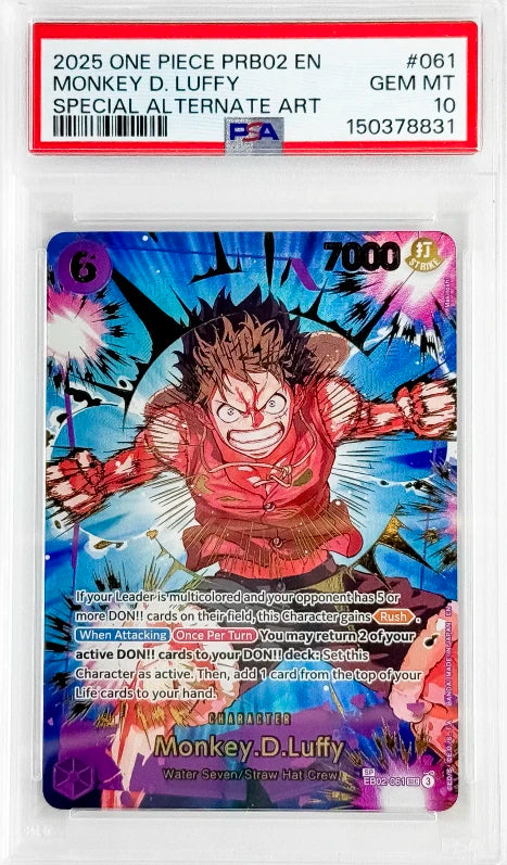 Monkey.D.Luffy - EB02-061 (SP) - Premium Booster -The Best- Vol. 2 PSA10