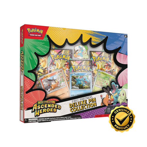 Pokémon Ascended Heroes First Partners Deluxe Pin Collection