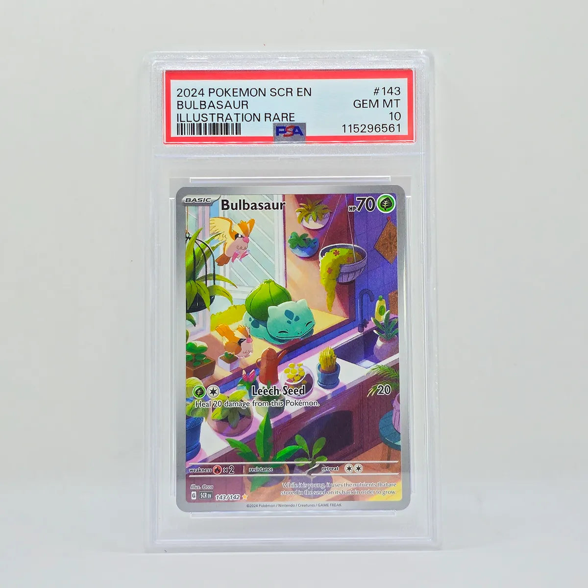 Pokémon Bulbasaur Illustration Rare PSA10