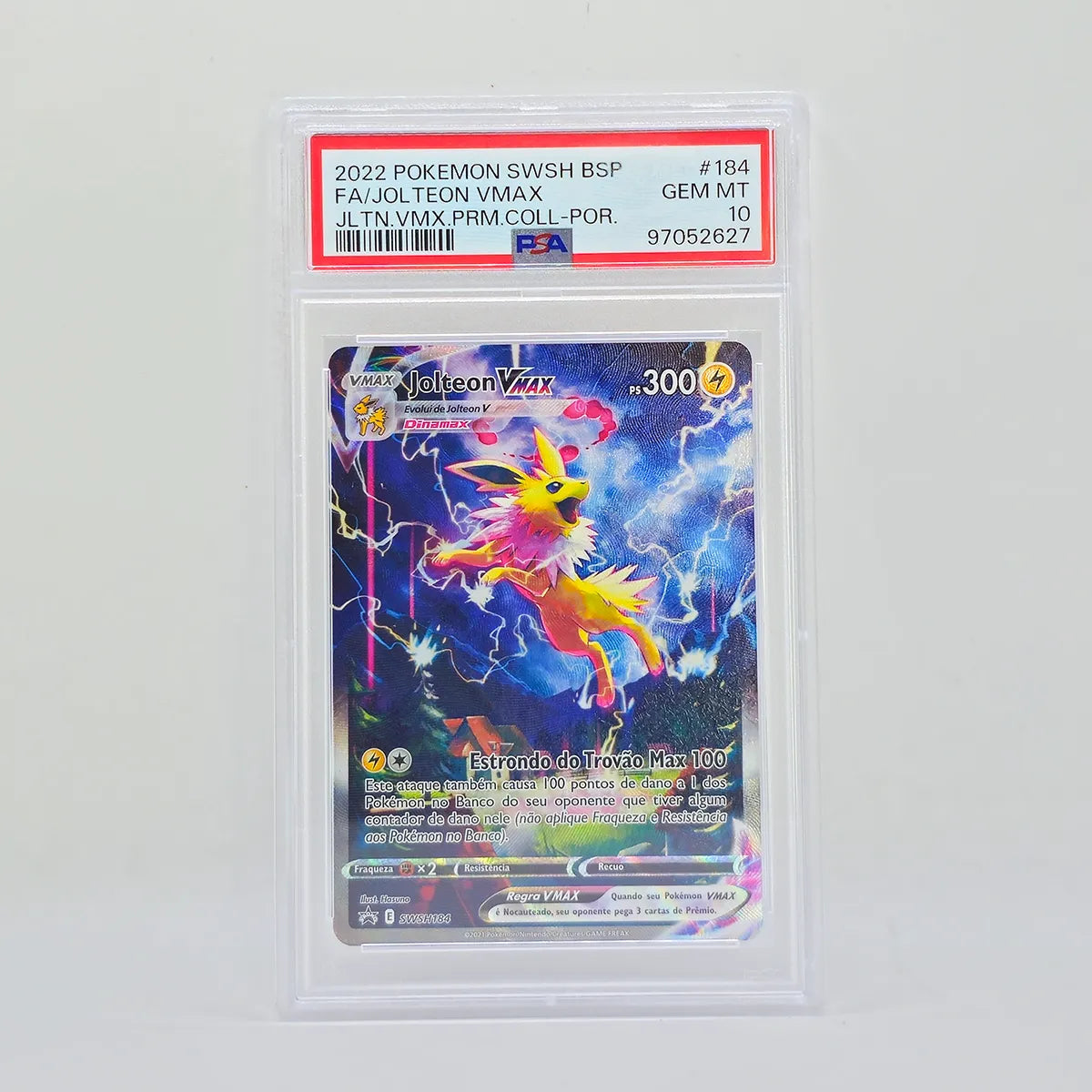 Pokémon Jolteon VMAX BSP Full Art PSA10