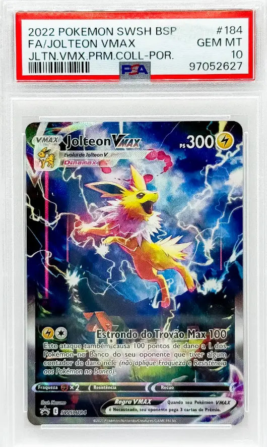 Pokémon Jolteon VMAX BSP Full Art PSA10