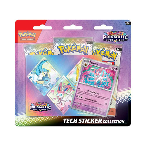 Pokémon Prismatic Evolutions Tech Sticker Collection