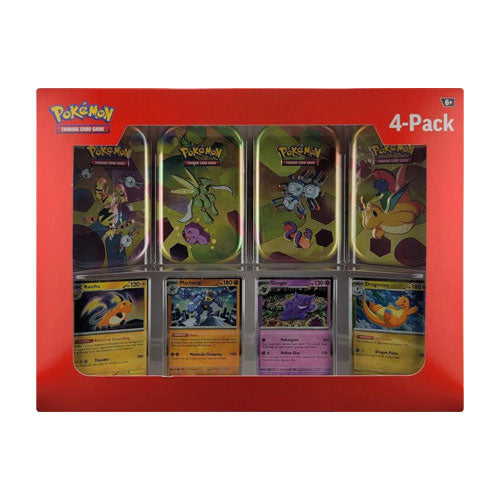 Pokémon Sam's Club 151 (4 Mini Tins + 4 Promo Cards Bundle)
