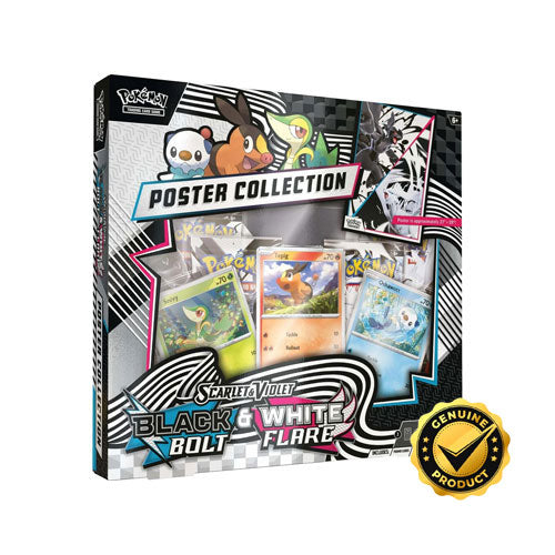 Pokémon Scarlet & Violet - Black Bolt & White Flare Poster Collection