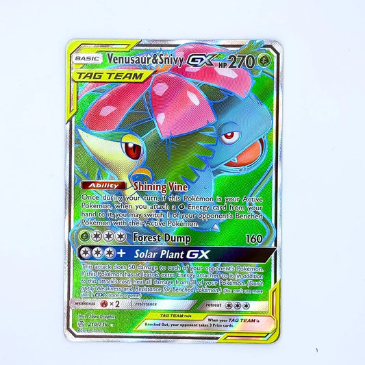 Venusaur & Snivy GX (Full Art)