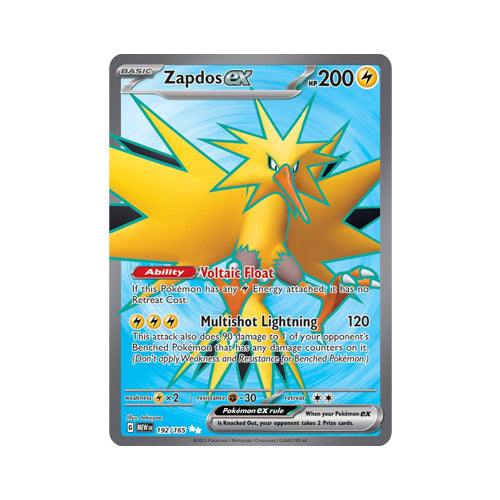 Zapdos ex - 192/165
