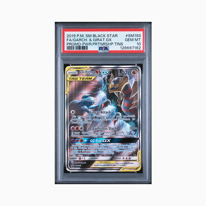 2019 Pokémon SM193 Garchomp & Giratina GX Full Art Promo PSA10