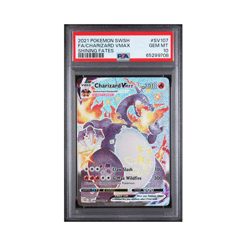 2021 Pokémon Charizard VMAX Sining Fates PSA10