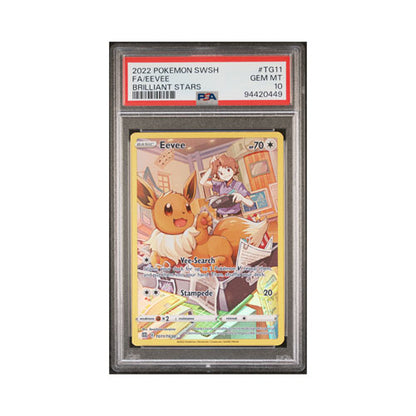 2022 Pokémon Eevee Full Art PSA10