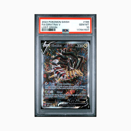2022 Pokémon Giratina V Full Art Lost Origin PSA10