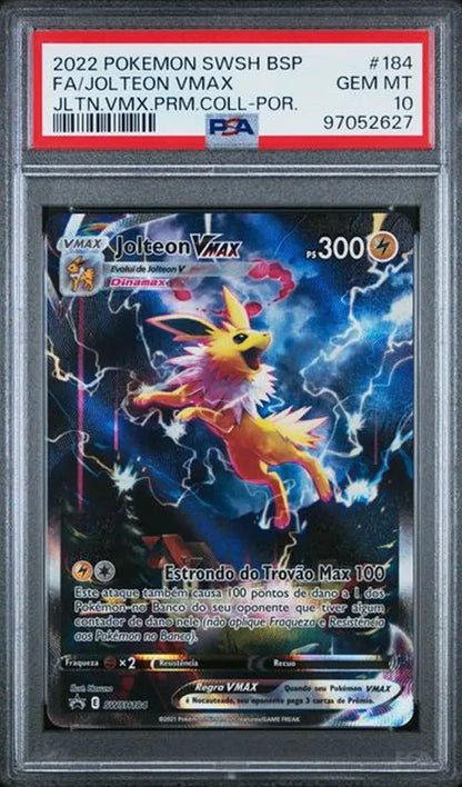 2022 Pokémon Jolteon VMAX Full Art Promo PSA10