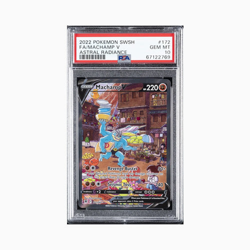 2022 Pokémon Machamp V 172/189 Astral Radiance PSA10