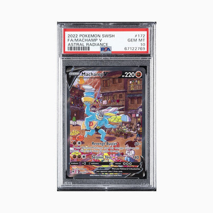 2022 Pokémon Machamp V 172/189 Astral Radiance PSA10