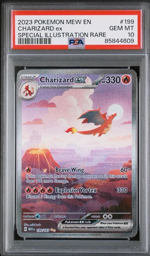 2023 Pokémon Charizard ex Special Illustration Rare PSA10