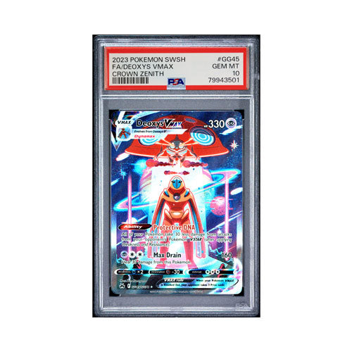 2023 Pokémon Deoxys VMAX Crown Zenith PSA10