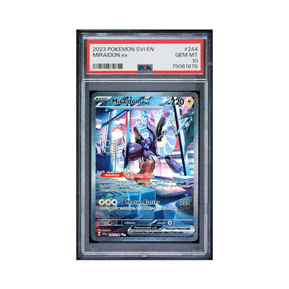 2023 Pokémon Miraidon ex - 244/198 PSA10