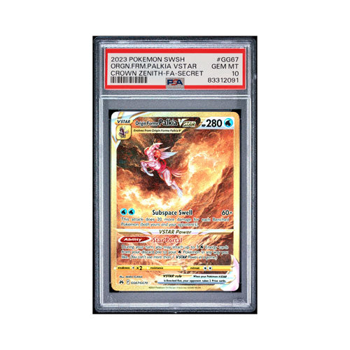 2023 Pokémon Origin Forme Palkia VSTAR (Secret) PSA10