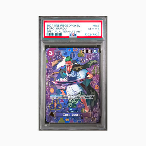 2024 ONE PIECE OP09 - 067 Zoro - Juurou Special Alternate Art PSA10