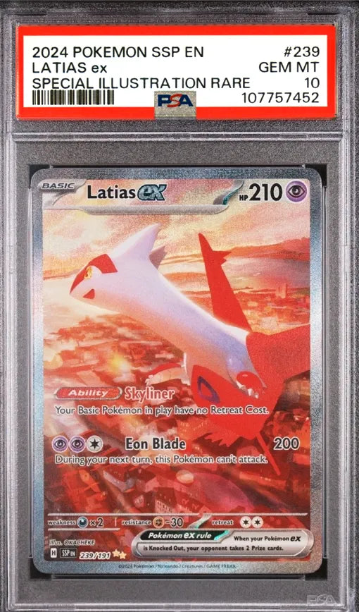 2024 Pokémon Latias ex Special Illustration Rare PSA10