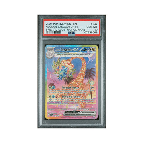 2024 Pokémon SSP Surging Sparks Alolan Exeggutor ex PSA10