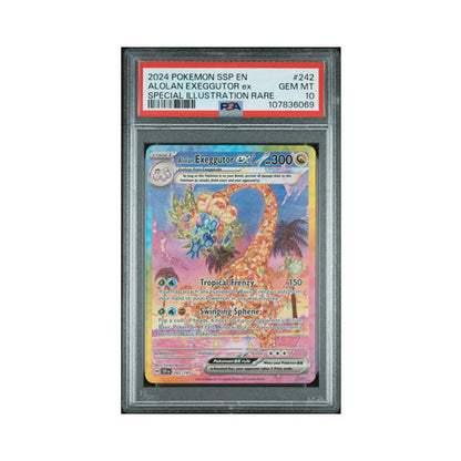 2024 Pokémon SSP Surging Sparks Alolan Exeggutor ex PSA10
