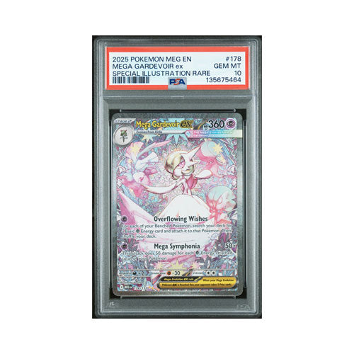 2025 Pokémon Mega Gardevoir ex Special Illustration Rare PSA10