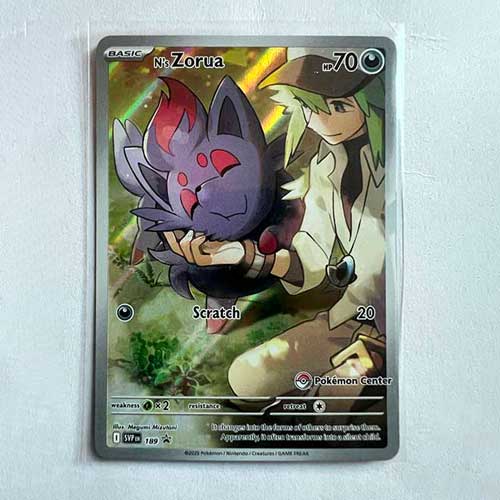 N's Zorua - 189 (Pokemon Center Exclusive)