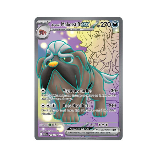 Arven's Mabosstiff ex - 218/182