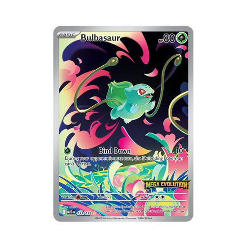 Bulbasaur - 133/132 (Mega Evolution Stamped)