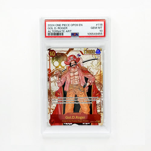 Gol.D.Roger (Alternate Art) - Emperors in the New World (OP09) PSA10