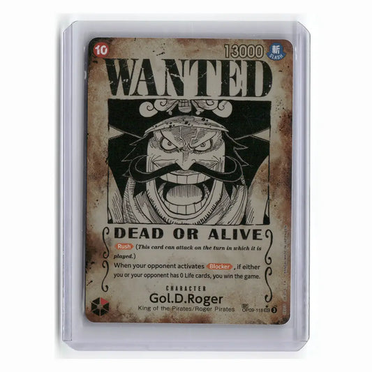 Gol.D.Roger - OP09-118 (SP) (Wanted Poster)