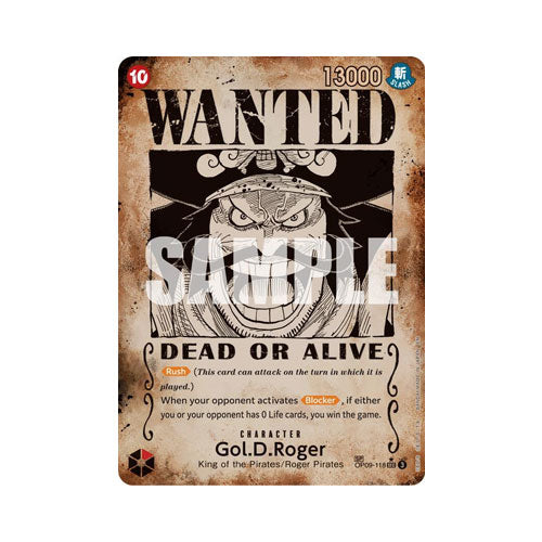 Gol.D.Roger - OP09-118 (SP) (Wanted Poster)