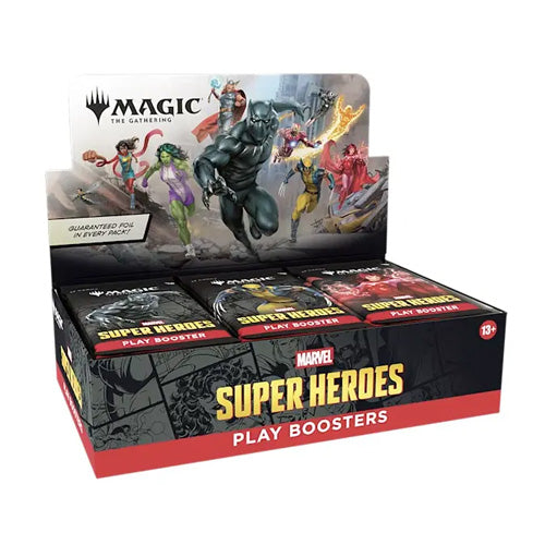 Magic: The Gathering - Marvel Super Heroes - Play Booster Display