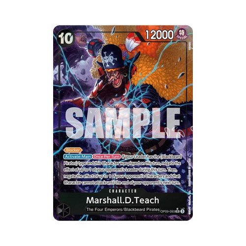 Marshall.D.Teach (093) (Alternate Art) - Emperors in the New World (OP09)