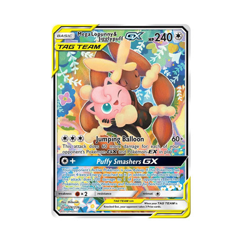Mega Lopunny & Jigglypuff GX (Alternate Full Art)