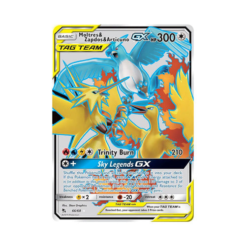 Moltres & Zapdos & Articuno GX (Full Art)
