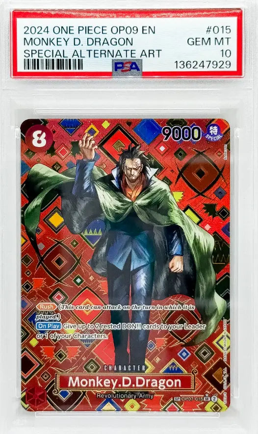 Monkey.D.Dragon (SP) - Emperors in the New World (OP09) PSA10