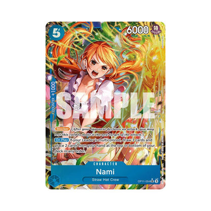 Nami (054) (Alternate Art) - A Fist of Divine Speed (OP11)