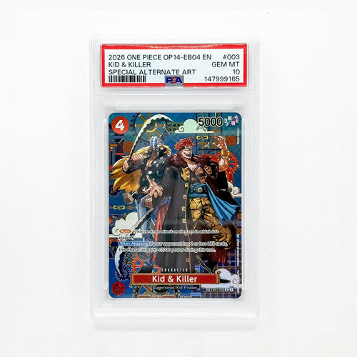 One Piece Kid & Killer - EB01-003 (SP) - PSA10