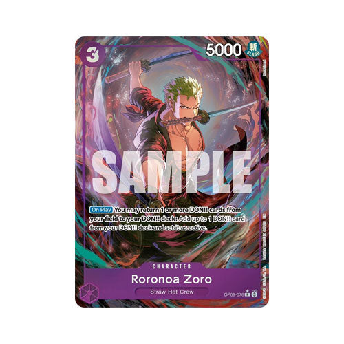 One Piece Roronoa Zoro - OP09-076 (Alternate Art)