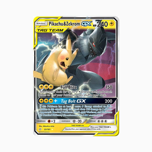 Pikachu & Zekrom GX (LP)