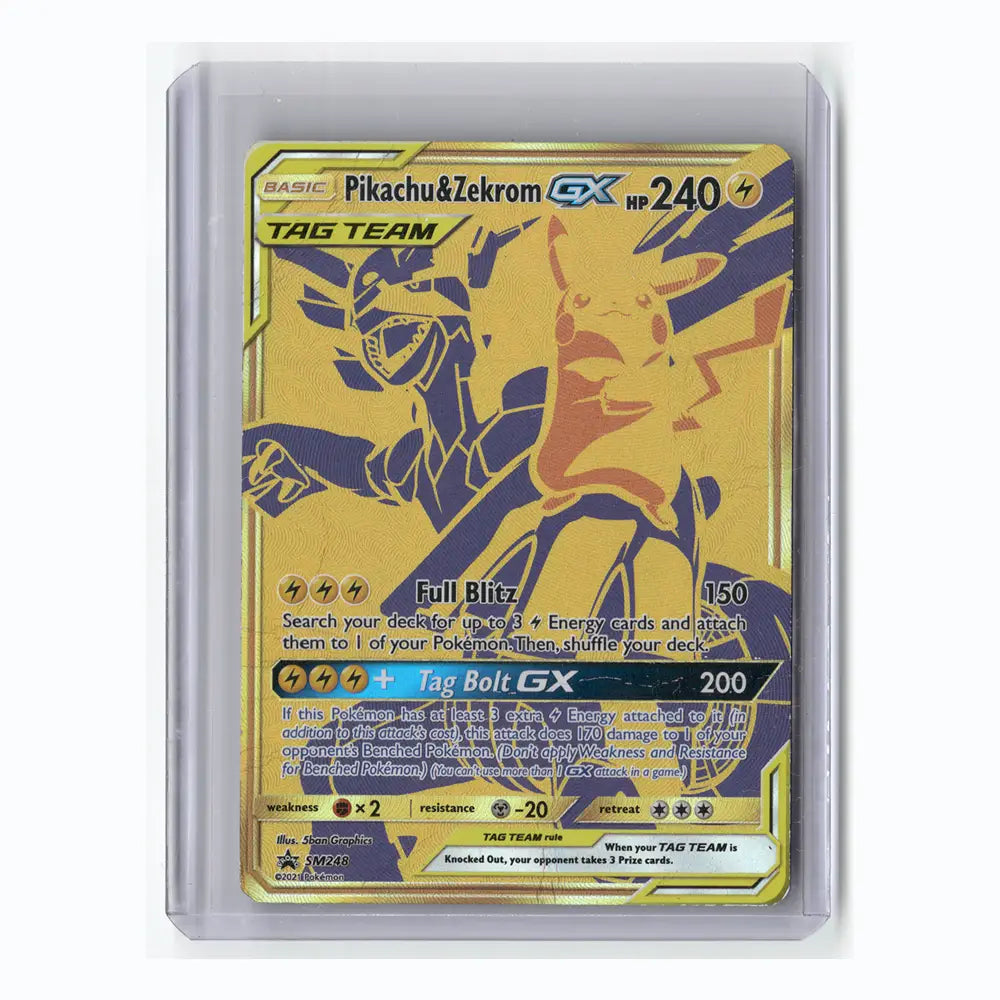 Pikachu & Zekrom GX - SM248 (HP)