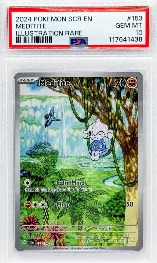 Pokémon Meditite - 153/142 - PSA10