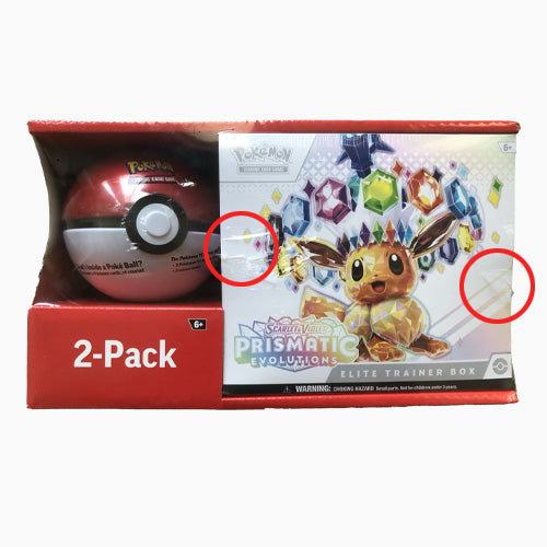 Pokémon Prismatic Evolutions Elite Trainer Box and Pokeball (Sam's Club)