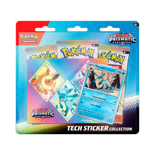 Pokémon Prismatic Evolutions Tech Sticker Collection